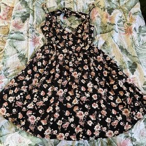 Forever 21 Floral Backless Dress